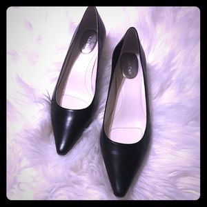 🔍NEW Calvin Klein Black Diema Kitten Heels Sz 9🔍